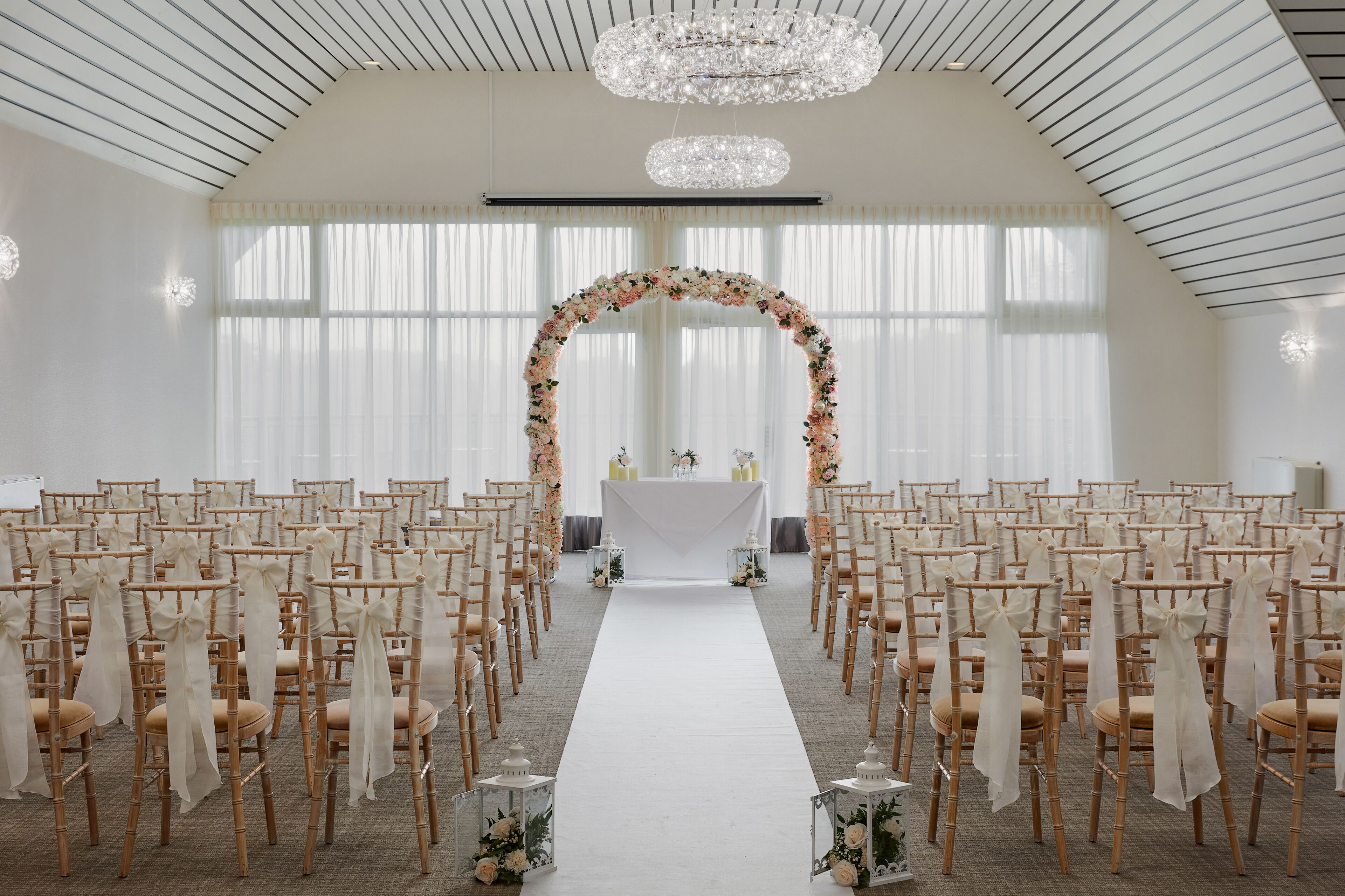 indoor wedding