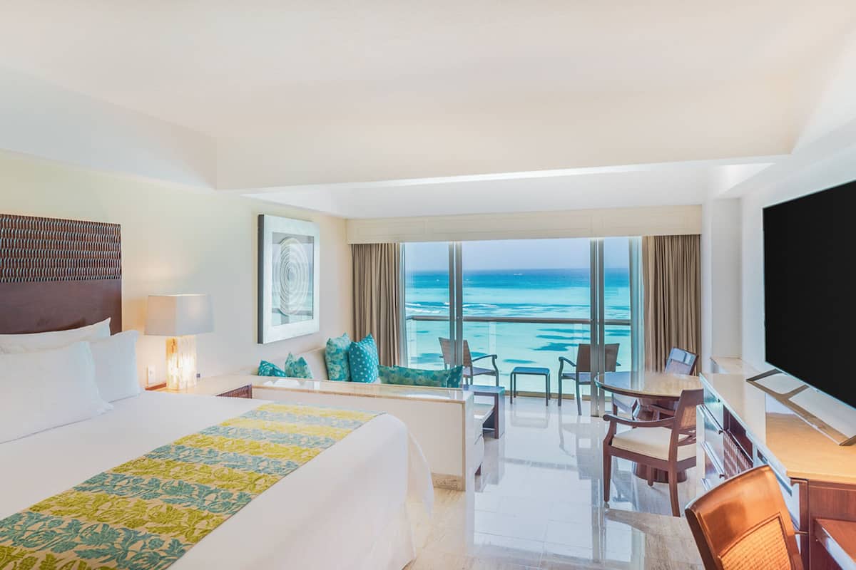 Premium bedding, down duvets, pillow-top beds, free minibar