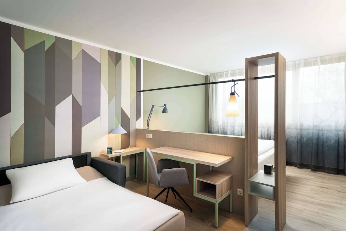 superior triple room | hypo-allergenic bedding, in-room safe, desk, laptop workspace