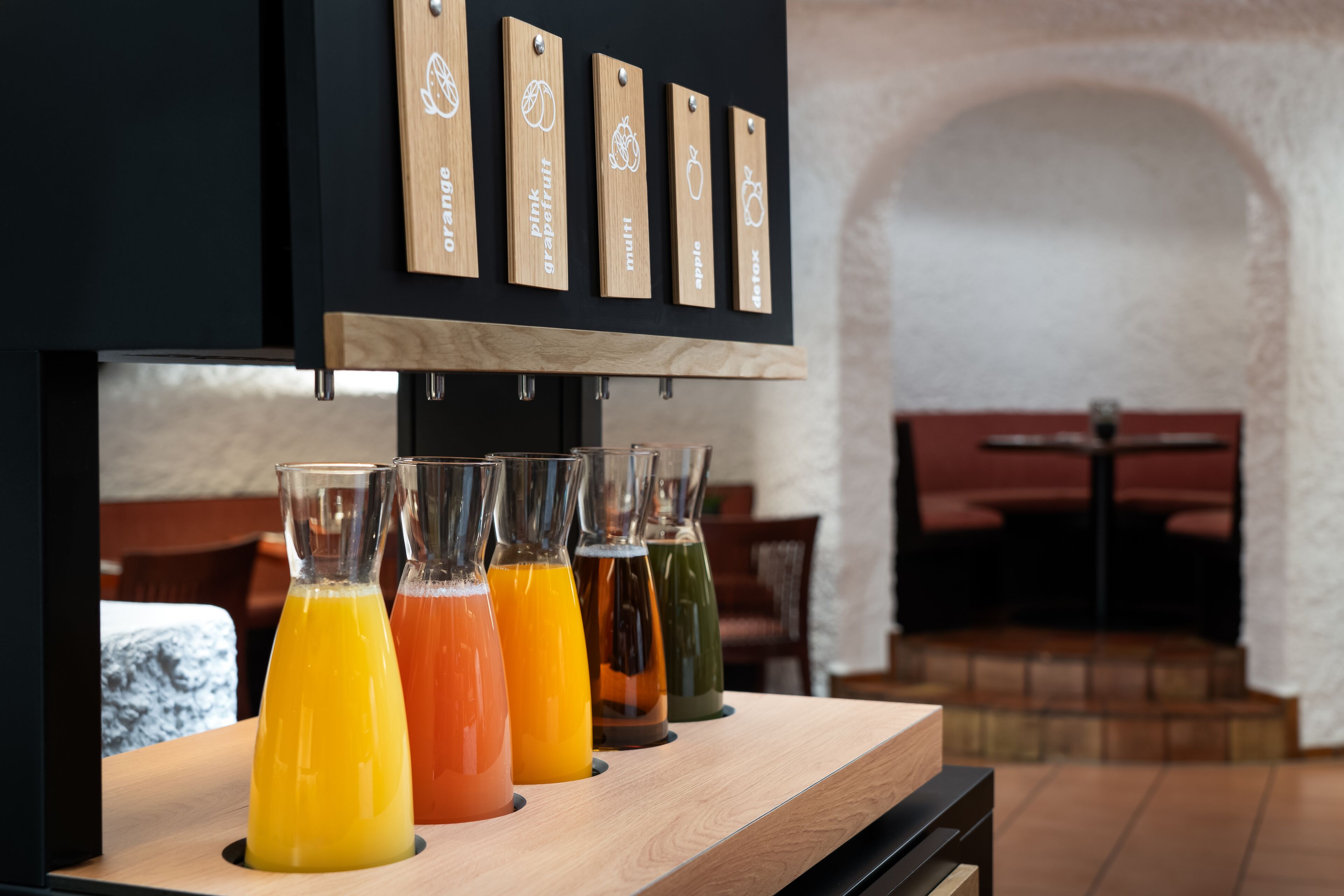 daily buffet breakfast (eur 19 per person)