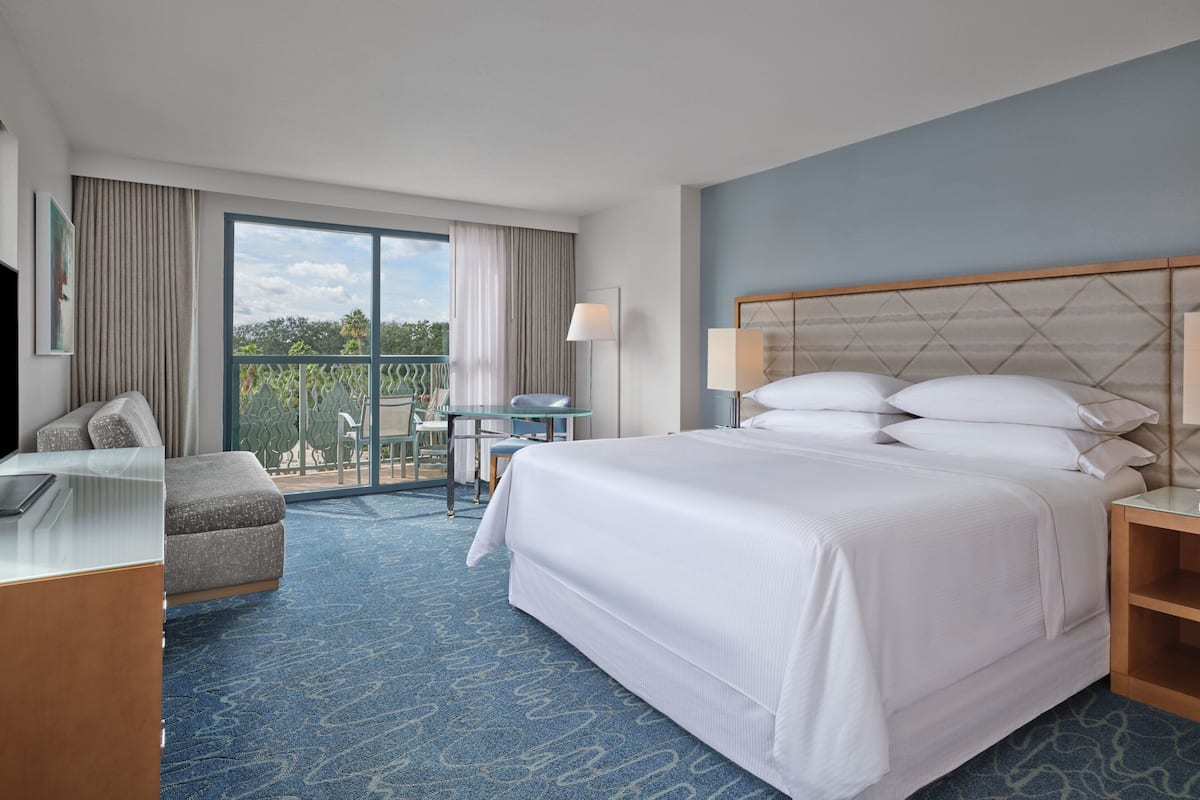 Premium bedding, down comforters, pillowtop beds, in-room safe