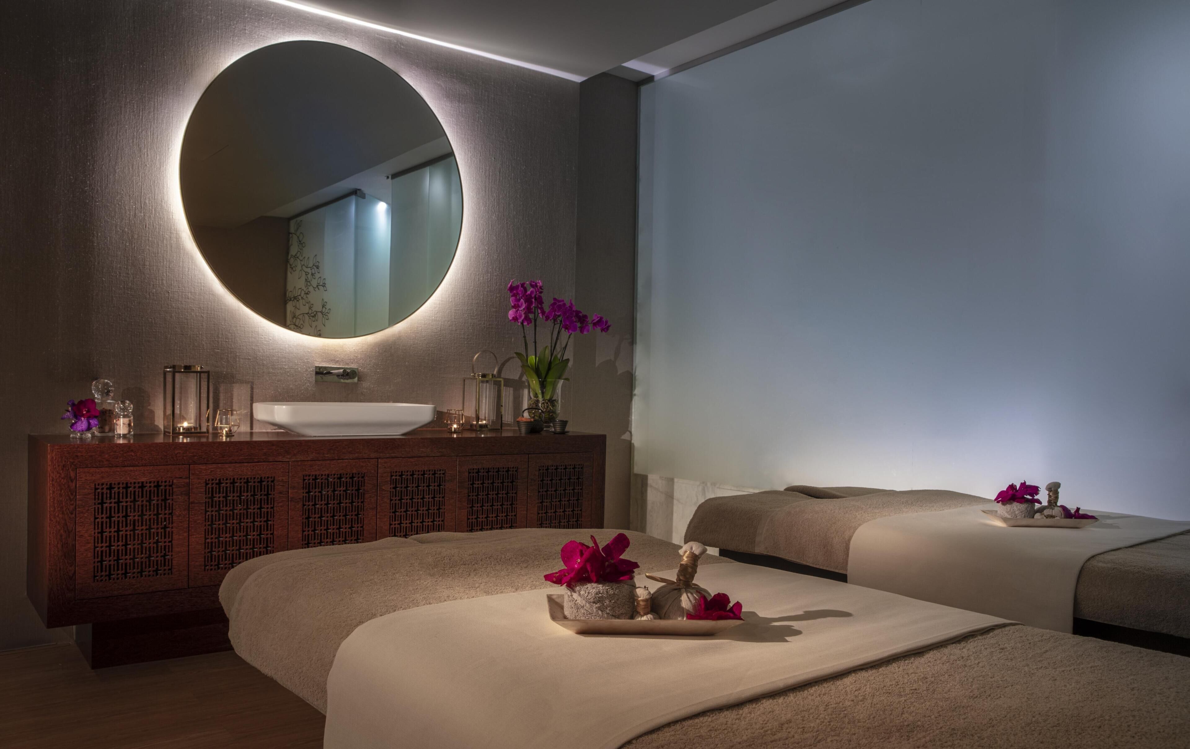 Body treatments, aromatherapy, body wraps, body scrubs, facials