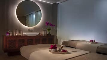 Body treatments, aromatherapy, body wraps, body scrubs, facials