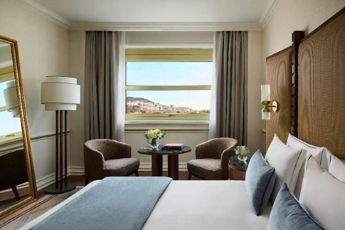 Hypo-allergenic bedding, down comforters, minibar, in-room safe