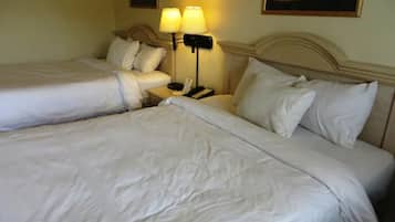 Standard Room, 2 Queen Beds | Desk, blackout drapes, iron/ironing board, free cribs/infant beds