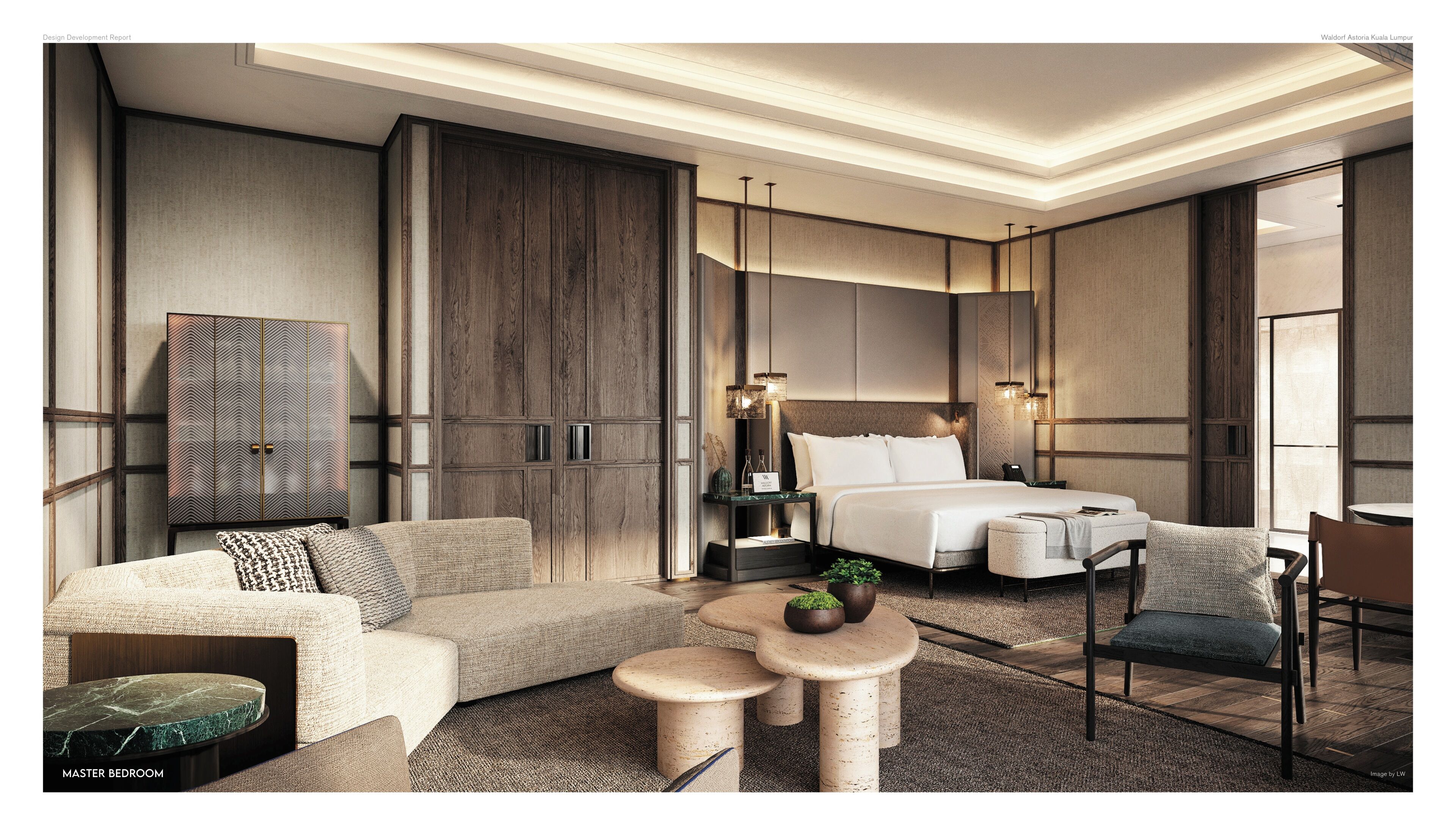 Suite, 1 cama de matrimonio grande (Waldorf Astoria) | Minibar, caja fuerte, escritorio y cortinas opacas