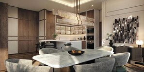 Suite - 1 kingsize-seng (Waldorf Astoria) | Spisestue