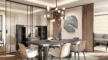 Presidentiële suite, 1 kingsize bed (Prestige) | Dineerruimte