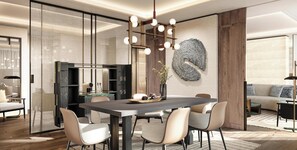 Presidential Suite, 1 King Bed (Prestige) | Dining room - Waldorf Astoria Kuala Lumpur (Kuala Lumpur)