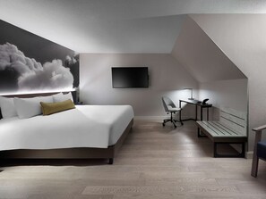 1 quarto, roupas de cama premium, cofres nos quartos, escrivaninha