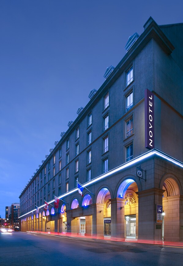 Front of property – evening/night