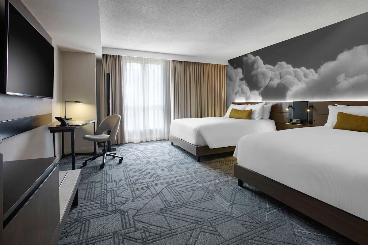 superior room, 2 queen beds | 1 bedroom, premium bedding, in-room safe, desk