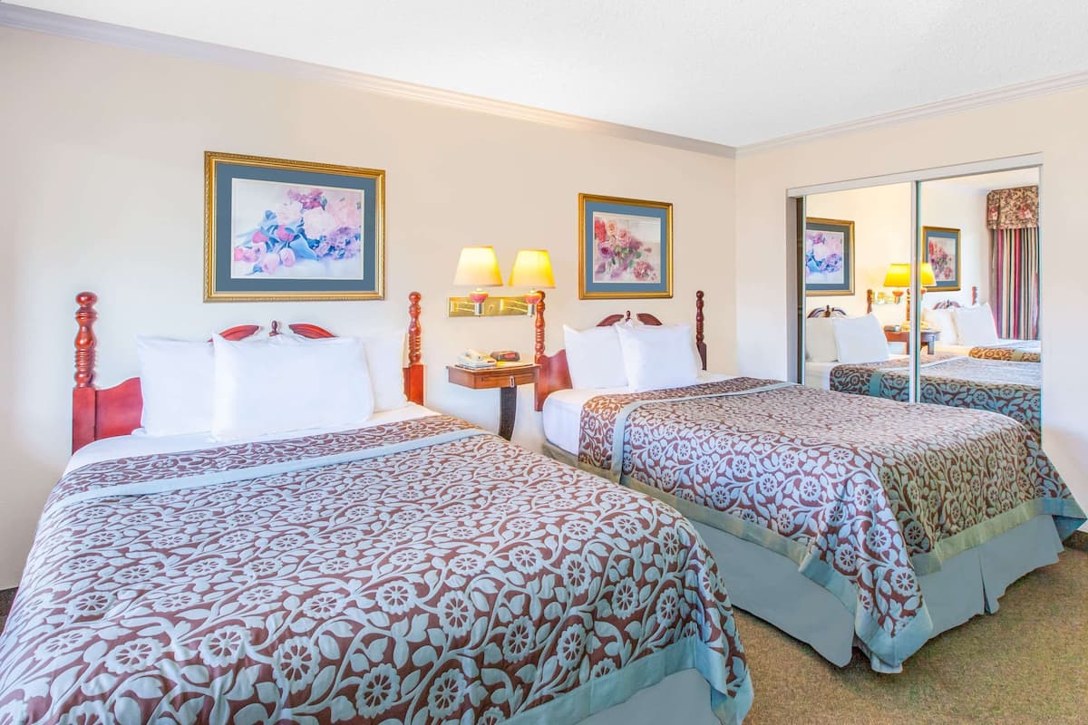 Standard Room, 2 Queen Beds, Accessible | Desk, laptop workspace, blackout drapes, free cribs/infant beds