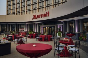 Outdoor banquet area