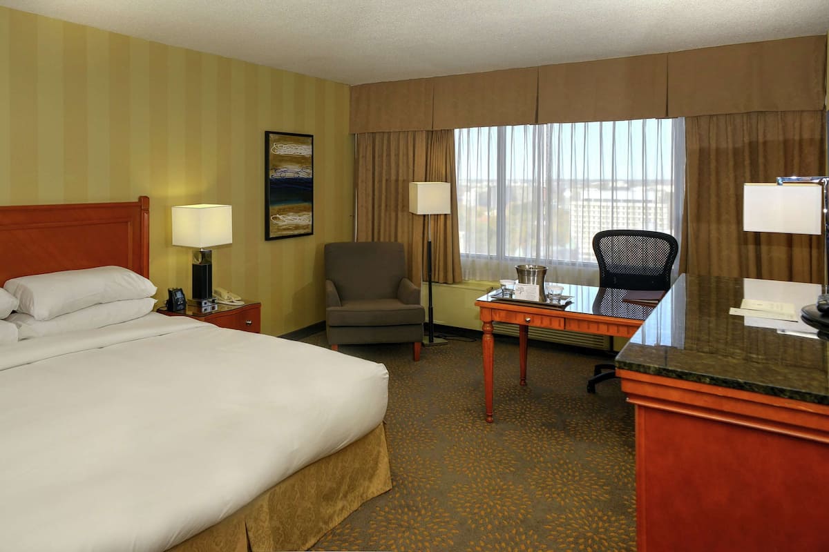 Premium bedding, down duvets, pillow-top beds, in-room safe
