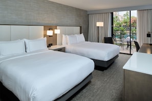 In-room safe, desk, laptop workspace, blackout curtains