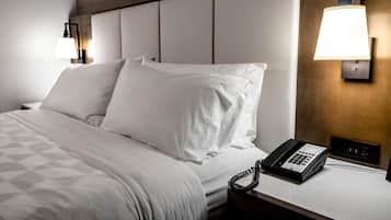 In-room safe, desk, laptop workspace, blackout drapes
