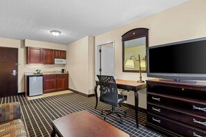 Suite, 1 King Bed with Sofa bed, Non Smoking | Premium bedding, down comforters, desk, blackout drapes