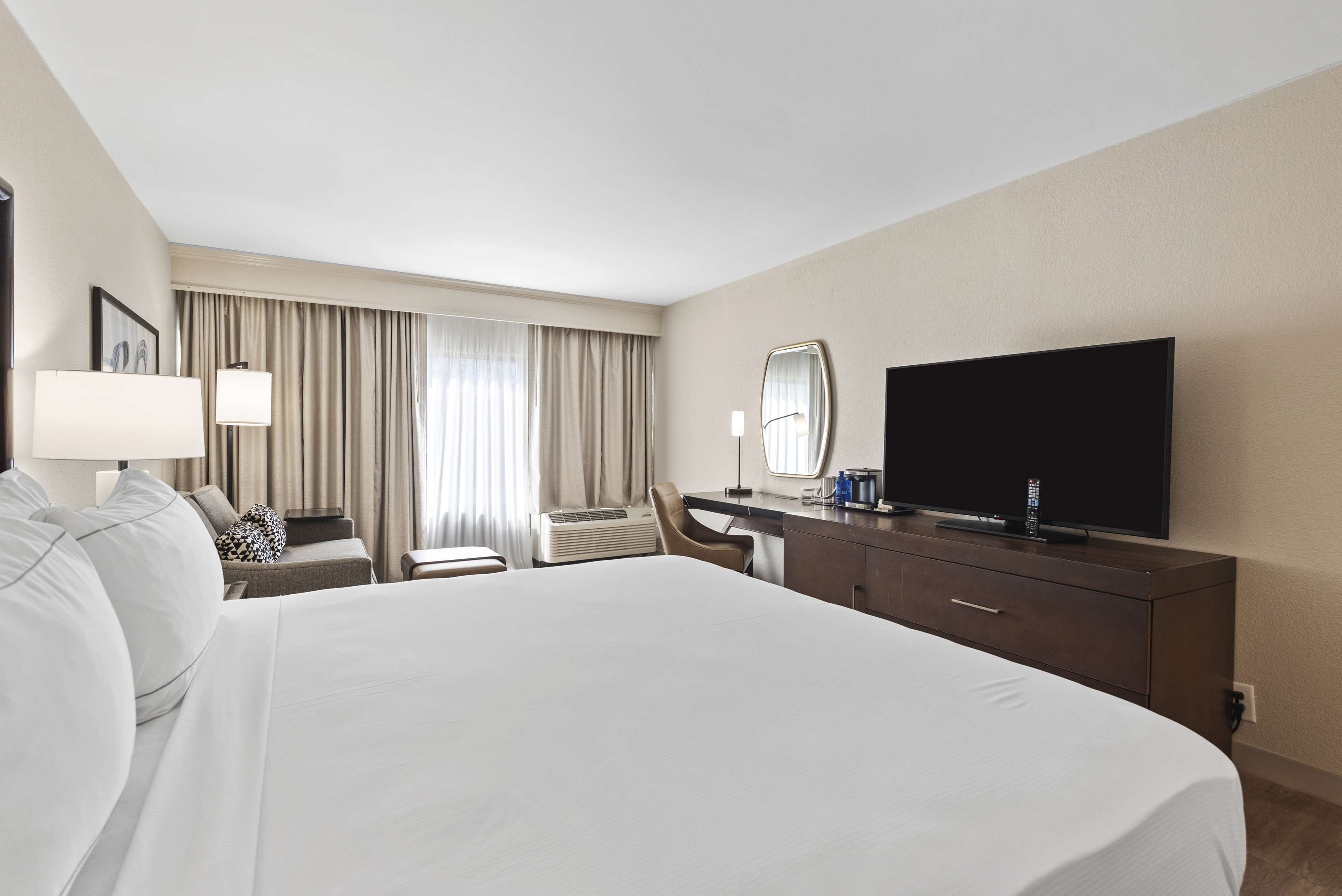 premium bedding, in-room safe, desk, blackout curtains