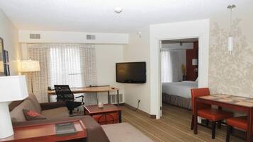 Suite, 1 King Bed, Non Smoking | Premium bedding, down comforters, pillowtop beds, desk