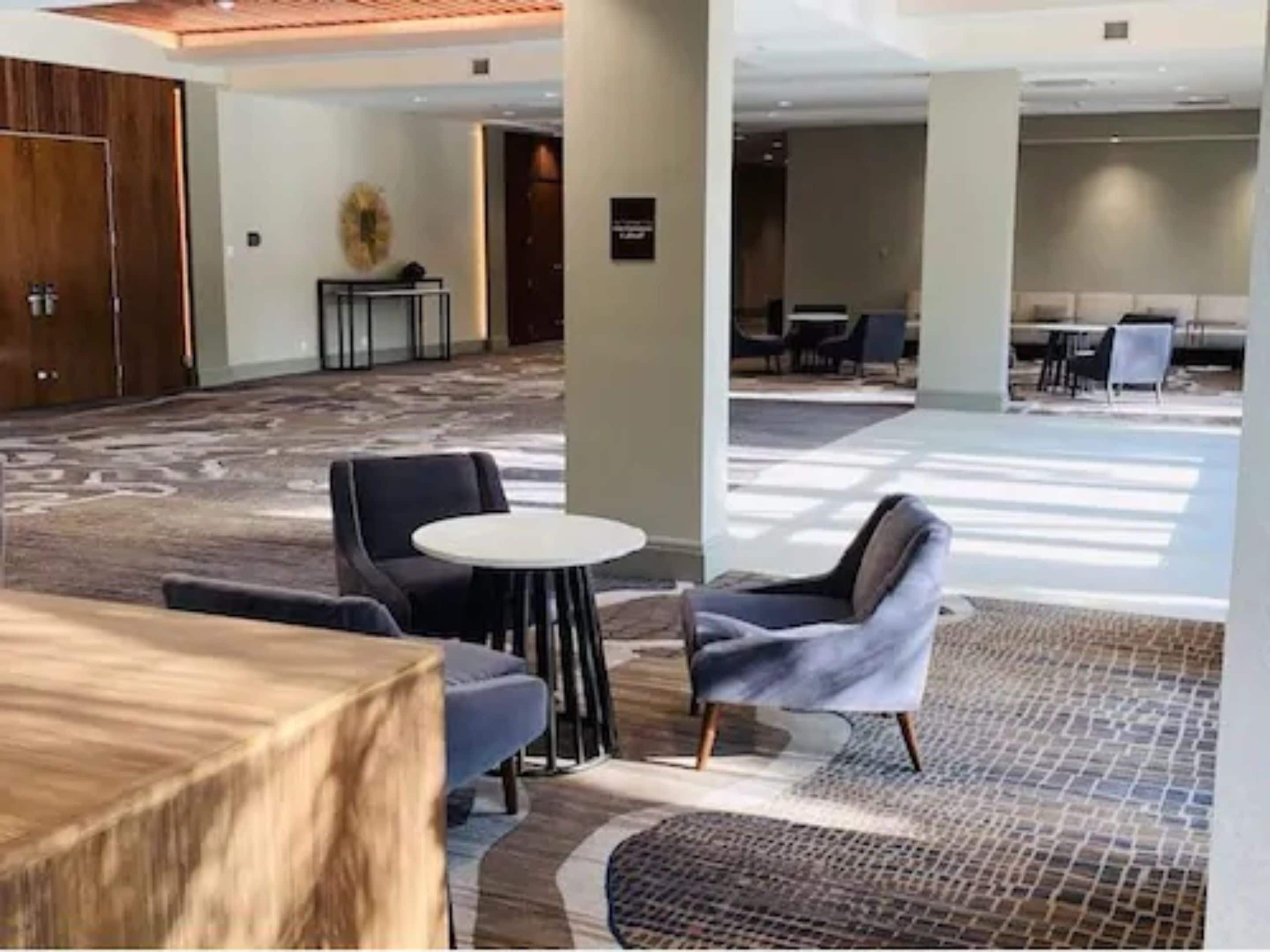 Sitteområde i lobbyen