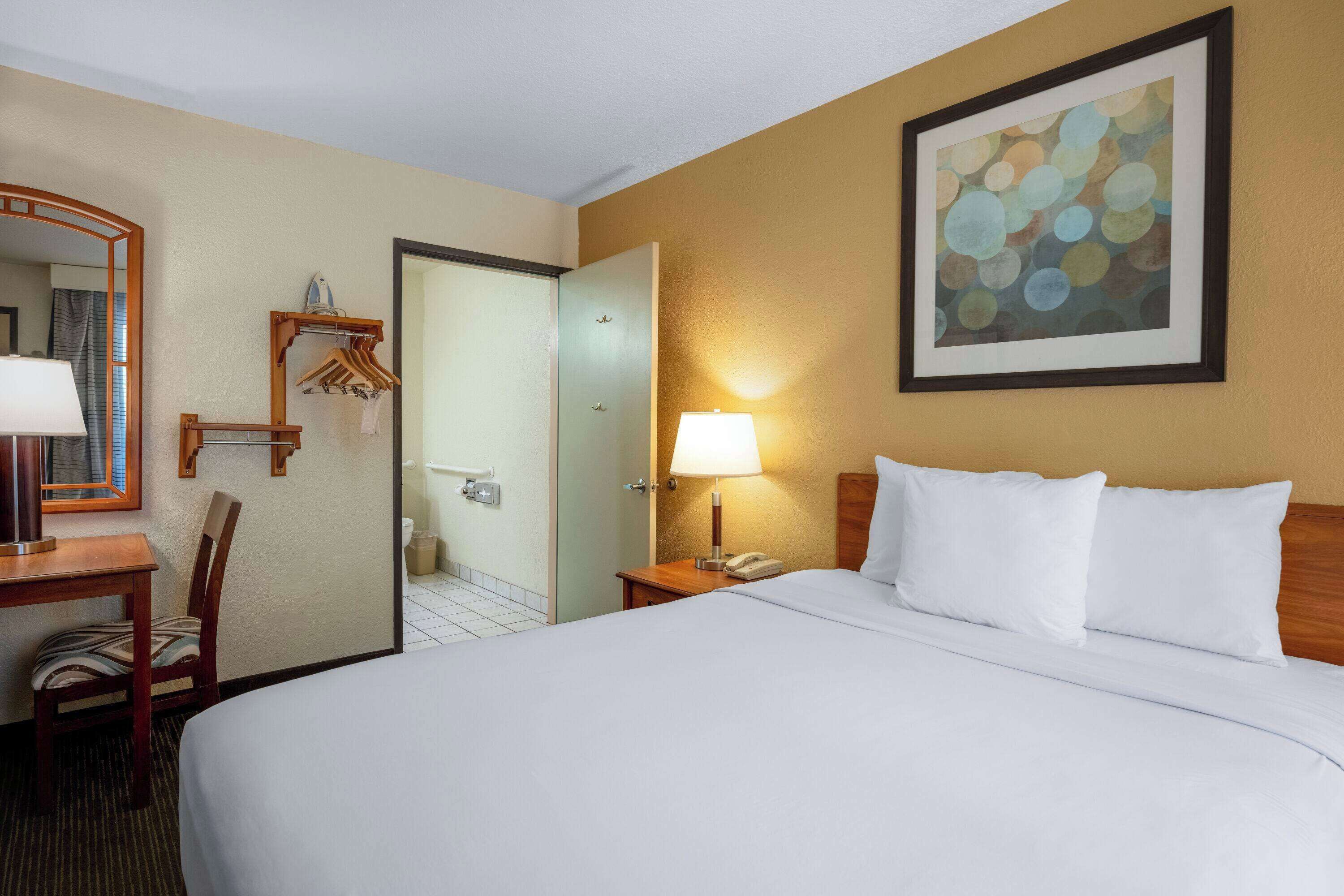 In-room safe, desk, iron/ironing board, free cribs/infant beds