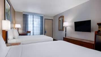 In-room safe, desk, iron/ironing board, free cribs/infant beds