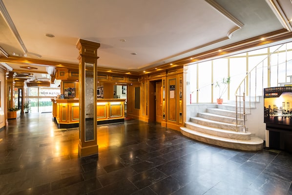 Interior entrance