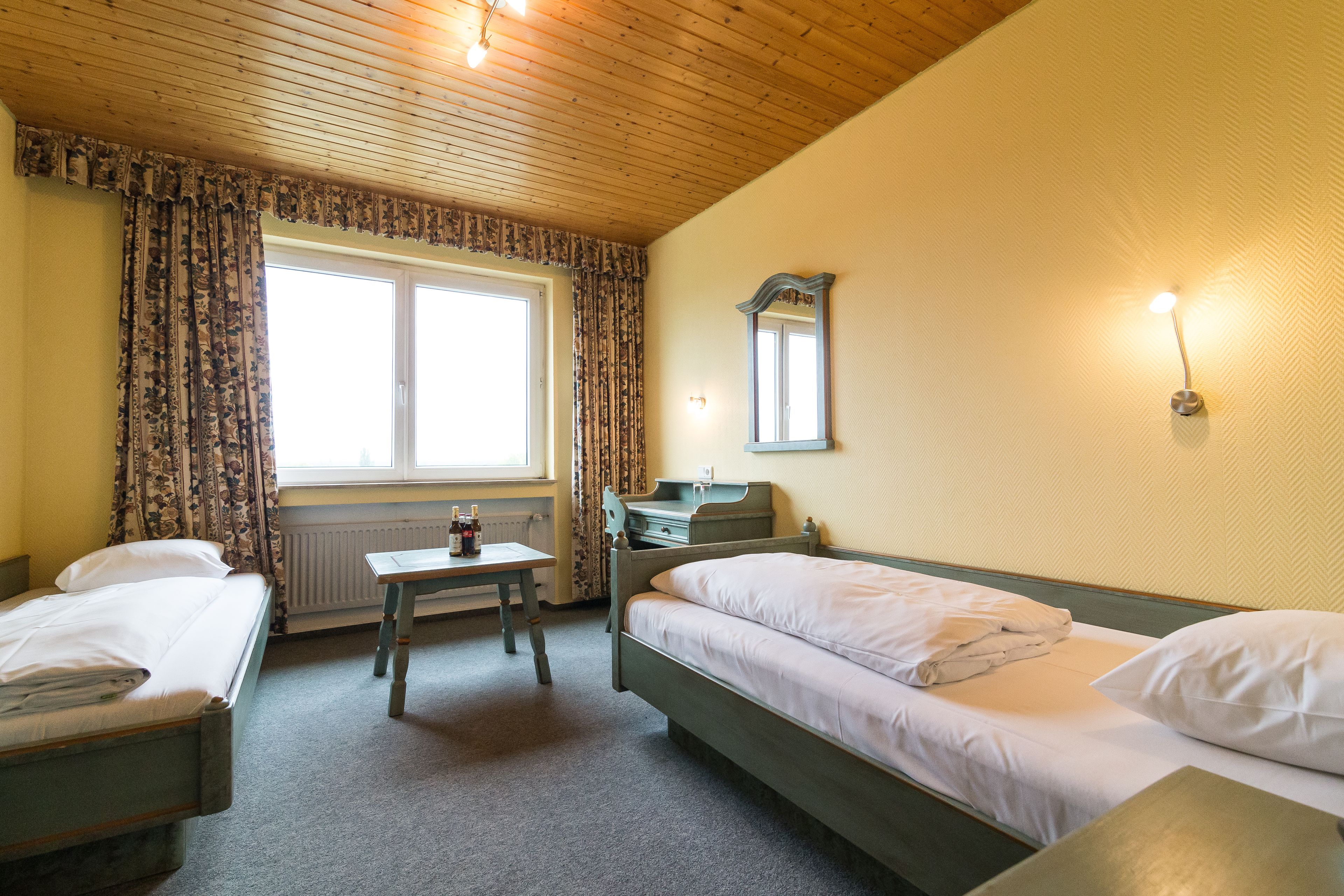 Standard-Doppelzimmer | Allergikerbettwaren, Schreibtisch, Bügeleisen/Bügelbrett