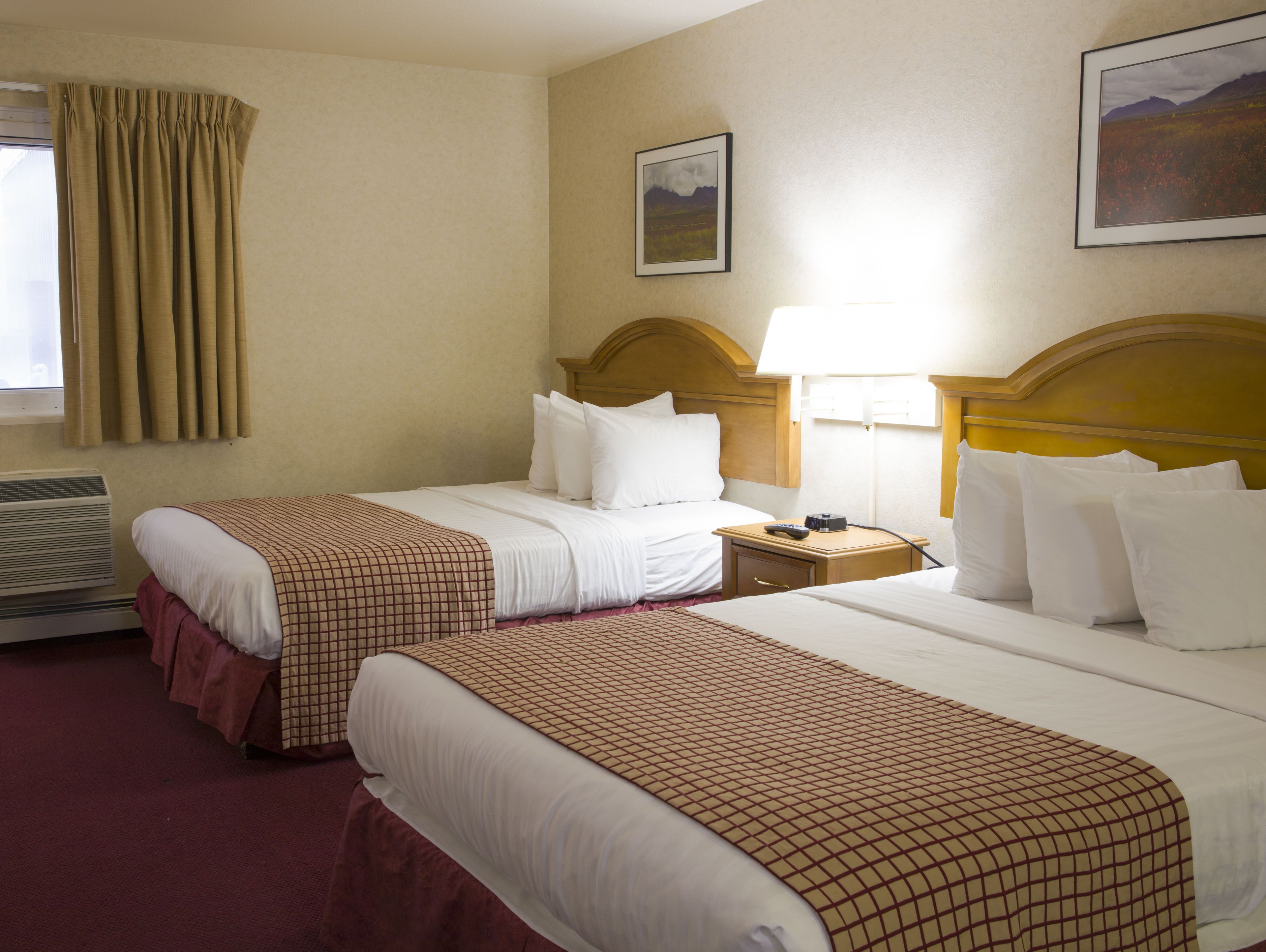 Desk, blackout curtains, iron/ironing board, rollaway beds