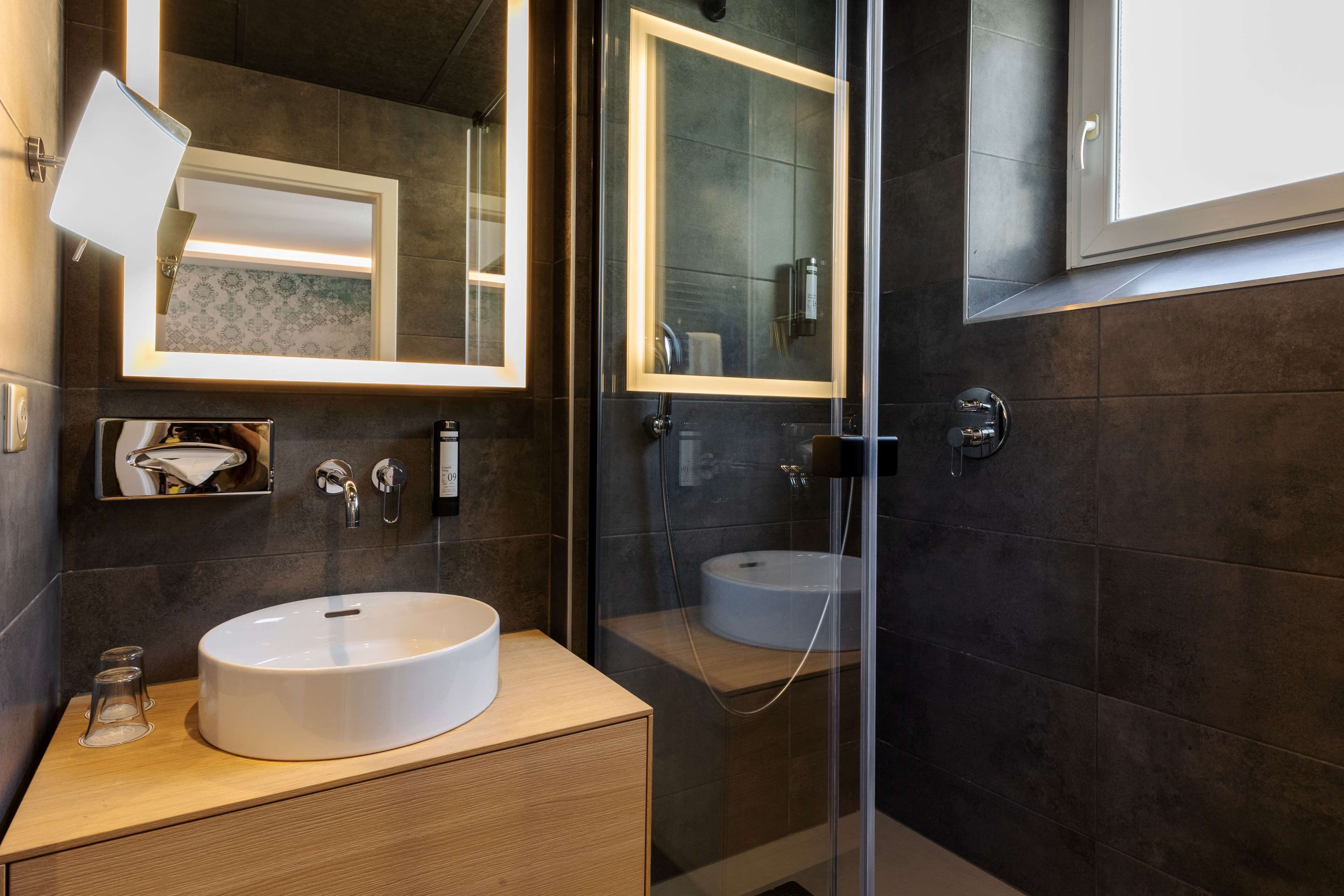 free toiletries, hair dryer, towels, soap