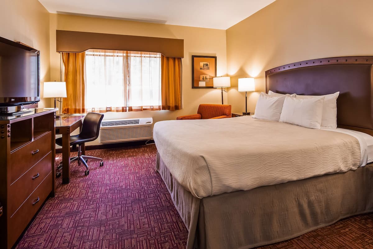 Egyptian cotton sheets, premium bedding, memory foam beds, in-room safe
