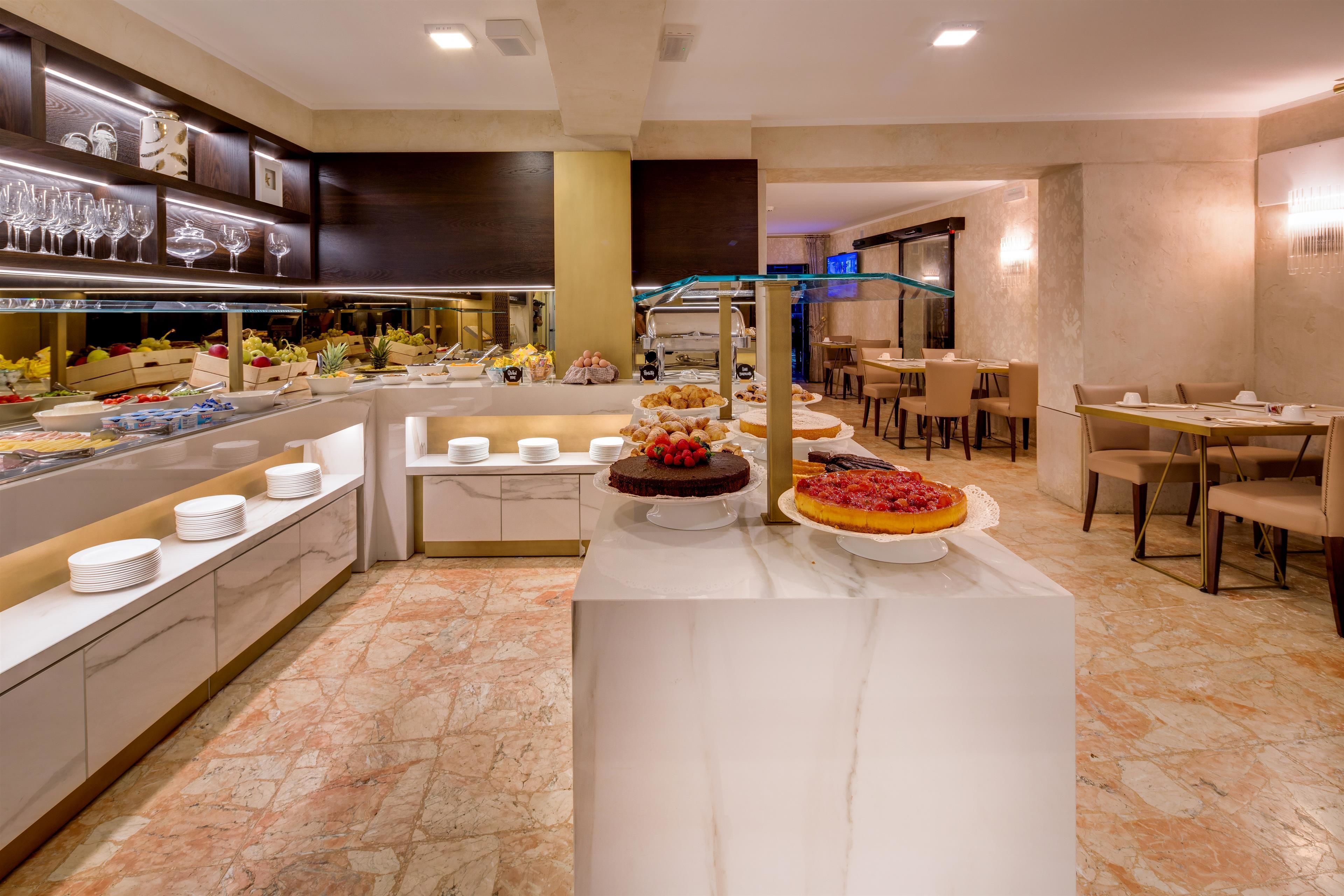 daily buffet breakfast (eur 16 per person)