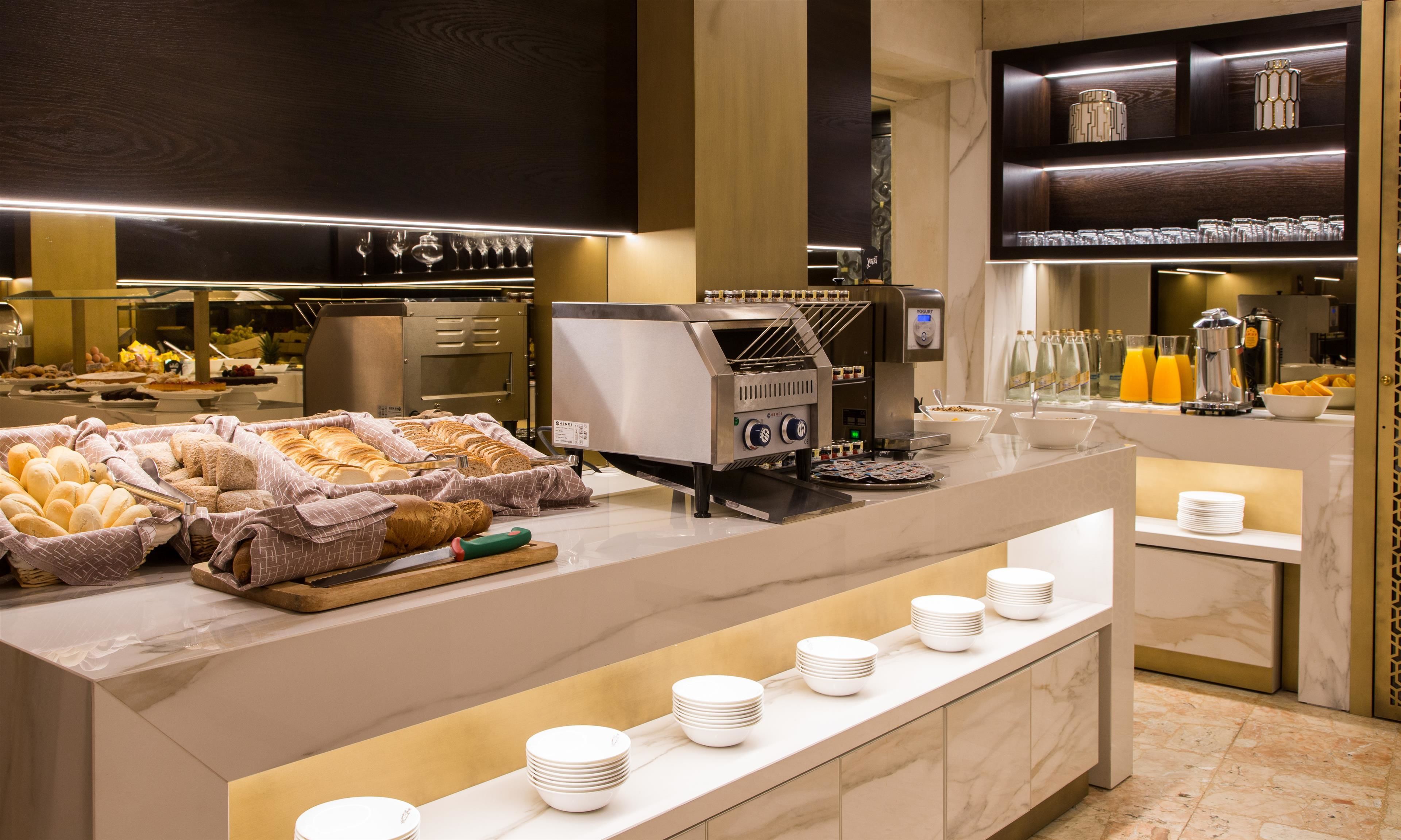 daily buffet breakfast (eur 16 per person)