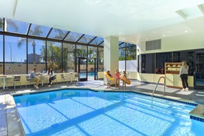 Indoor pool, outdoor pool