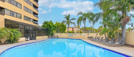 Indoor pool, outdoor pool
