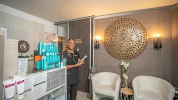 Hot stone massages, deep-tissue massages, Thai massages, facials