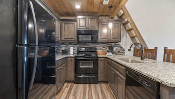 Appart'hÎtel Deluxe, 3 chambres, vue lac | Cuisine privée