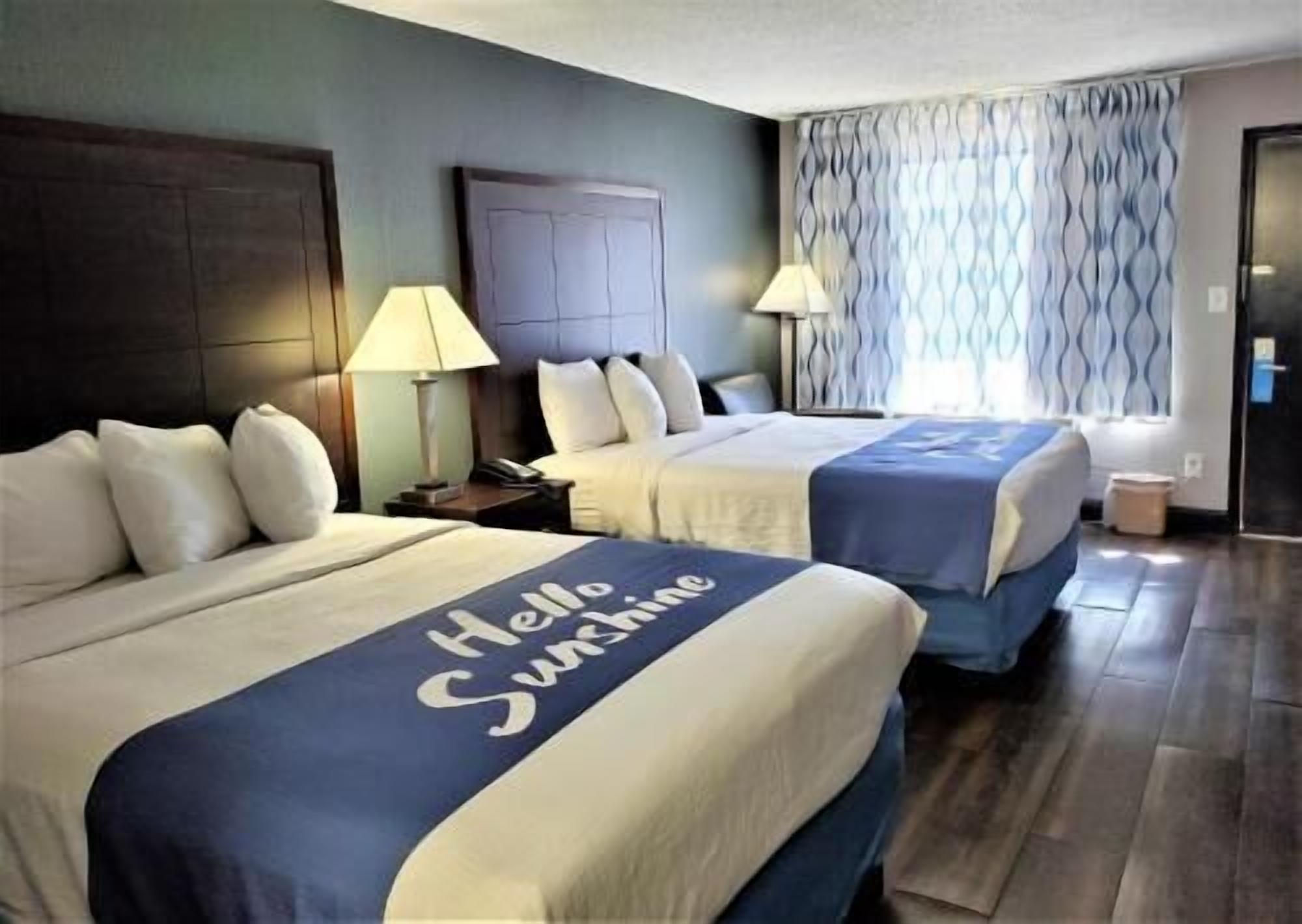 Desk, laptop workspace, blackout curtains, soundproofing