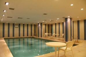 Indoor pool, outdoor pool