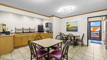 Free daily on-the-go breakfast