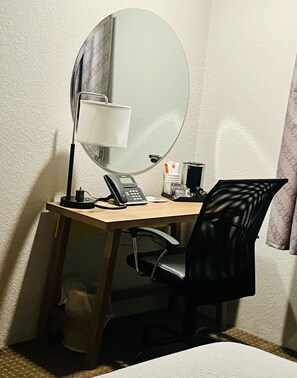 Pillow-top beds, desk, blackout curtains, free WiFi