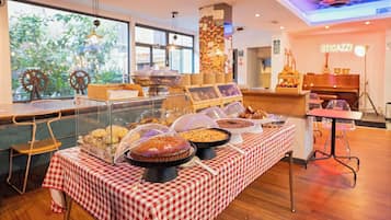 Daily buffet breakfast (EUR 9.9 per person)