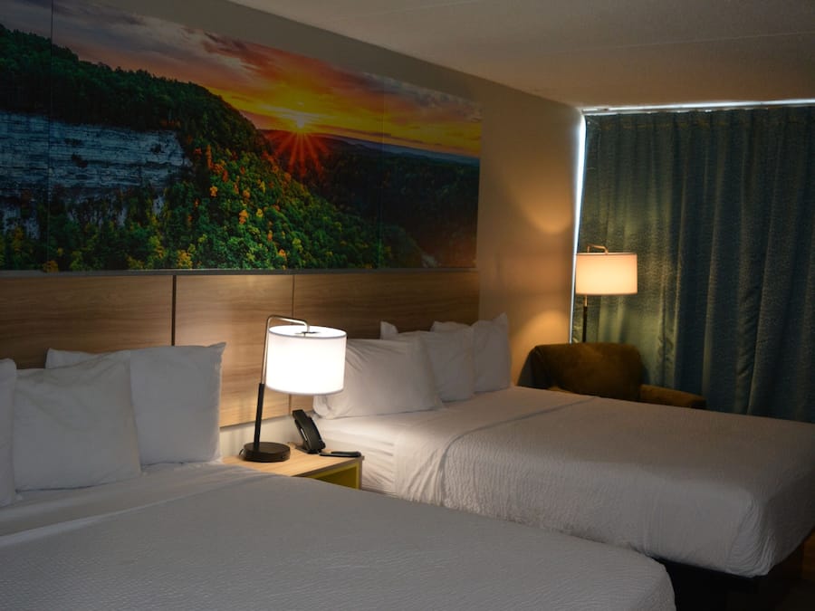 Studio Suite, 2 Double Beds, Non Smoking | In-room safe, desk, iron/ironing board, free cribs/infant beds