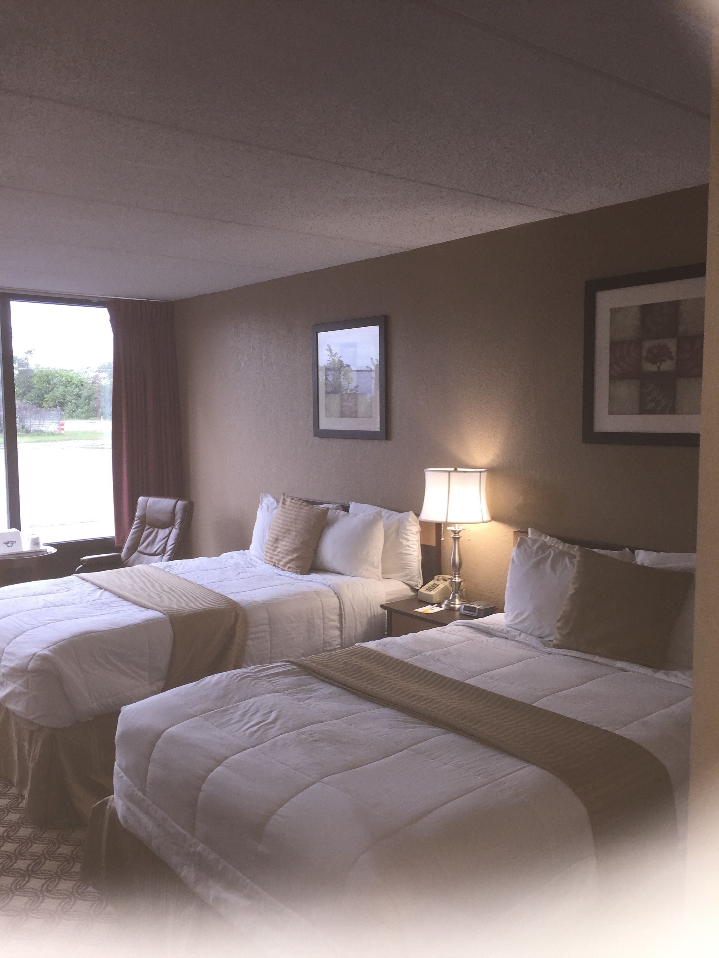 double room, 2 double beds | in-room safe, desk, iron/ironing board, free cots/infant beds