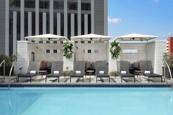 Seasonal outdoor pool, open 7:00 AM to 11:00 PM, cabanas (surcharge) at Le Meridien New Orleans