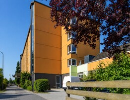 Fassade der Unterkunft