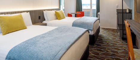 In-room safe, desk, iron/ironing board, free cribs/infant beds