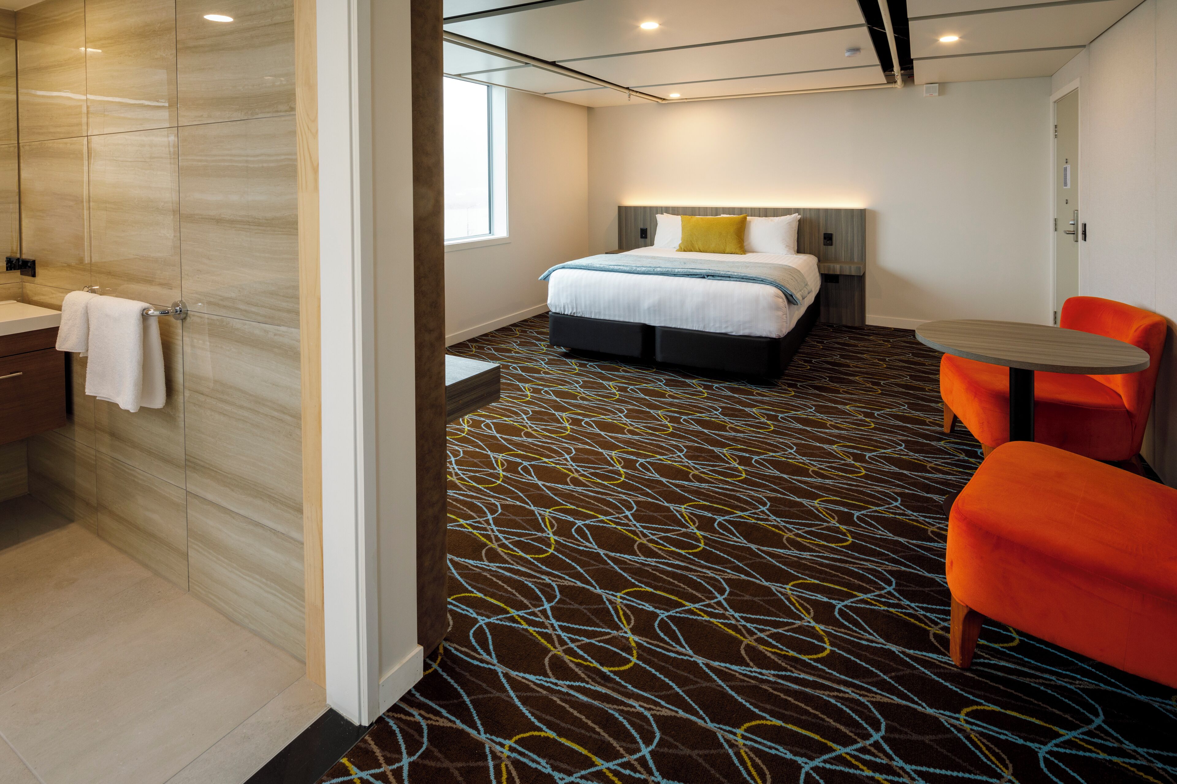 In-room safe, desk, laptop workspace, iron/ironing board