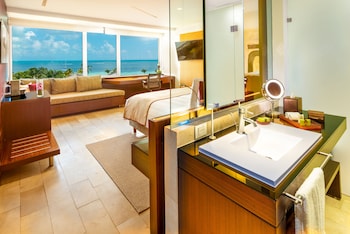 Free toiletries, hair dryer, bathrobes, slippers at InterContinental Presidente Cancun Resort by IHG
